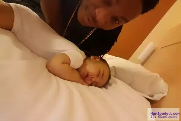 Solidstar Shares Adorable Photo With His Son